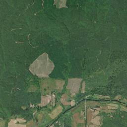Aerial view of Nehalem River gravels