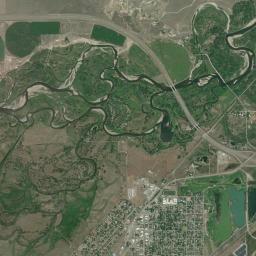 Three Forks High Resolution Satellite Map