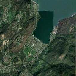 Porto Ceresio High Resolution Satellite Map