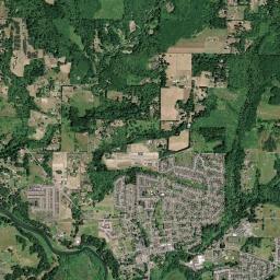 La Center High Resolution Satellite Map