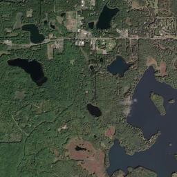 Woodruff, WI locator map