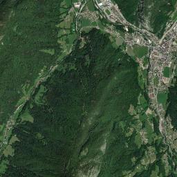 Thônes High Resolution Satellite Map