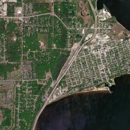 Gladstone High Resolution Satellite Map