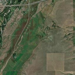 Sweet Grass County High Resolution Satellite Map