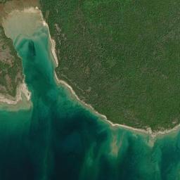 Aerial view of Misery Bay Provincial Park