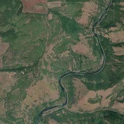 Aerial view of Klickitat River