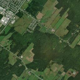 Asbestos High Resolution Satellite Map