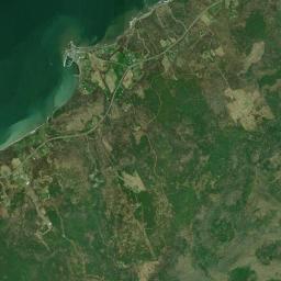 Aerial view of Arisaig Provincial Park