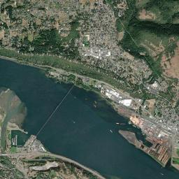 White Salmon High Resolution Satellite Map