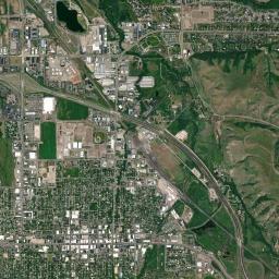Bozeman High Resolution Satellite Map
