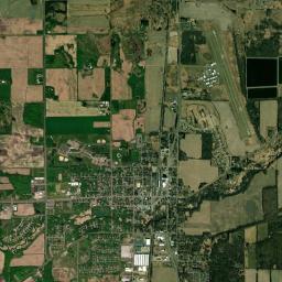 Rush City High Resolution Satellite Map