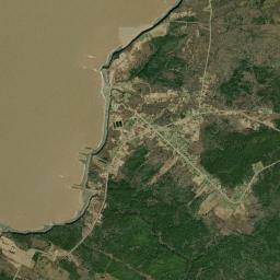 Aerial view of Joggins Fossil Cliffs