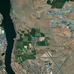 Dallesport High Resolution Satellite Map