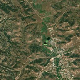 Lame Deer High Resolution Satellite Map