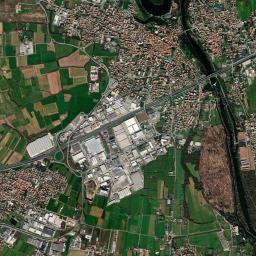 Trezzo sull'Adda High Resolution Satellite Map