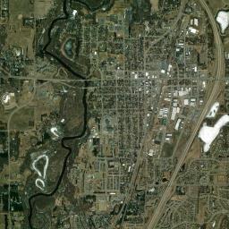 Cambridge High Resolution Satellite Map