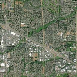 Oak Hills High Resolution Satellite Map