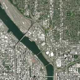 Portland, Oregon map(satellite map)