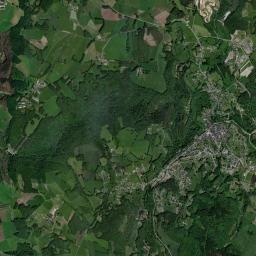 Treignac High Resolution Satellite Map