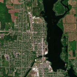 Rice Lake High Resolution Satellite Map