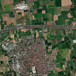 Caravaggio High Resolution Satellite Map