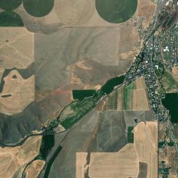 Pilot Rock High Resolution Satellite Map