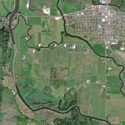 Tillamook High Resolution Satellite Map