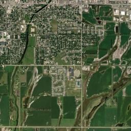 Aberdeen, SD locator map