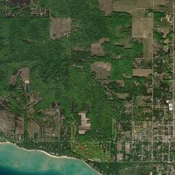 Harbor Springs High Resolution Satellite Map