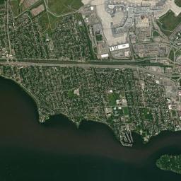 Dorval High Resolution Satellite Map
