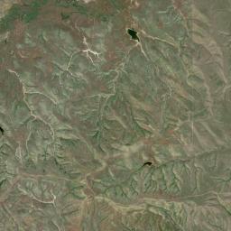 Big Horn County High Resolution Satellite Map