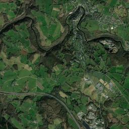 Uzerche High Resolution Satellite Map