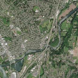 Gladstone High Resolution Satellite Map