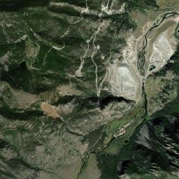 Aerial view of Old Nye Picnic Area