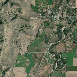 Aerial view of Fromberg