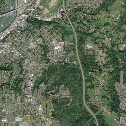 Oregon City High Resolution Satellite Map