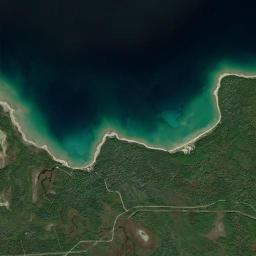 Aerial view of Presque Isle Shoreline