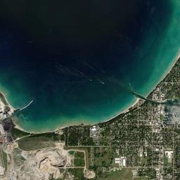 Charlevoix High Resolution Satellite Map