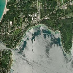 Charlevoix, MI locator map