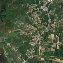 Peaugres High Resolution Satellite Map