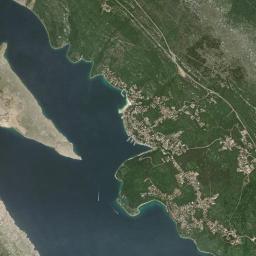 Jadranovo High Resolution Satellite Map