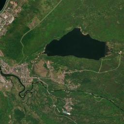 Kuril’sk High Resolution Satellite Map