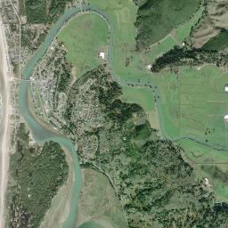 Pacific City High Resolution Satellite Map