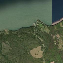 Aerial view of Halls Harbour