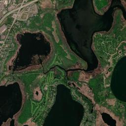 Lino Lakes High Resolution Satellite Map