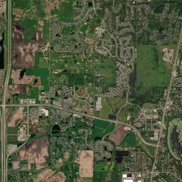 Hugo High Resolution Satellite Map