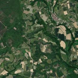 Saint-Antoine-l'Abbaye High Resolution Satellite Map