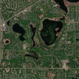 Circle Pines High Resolution Satellite Map