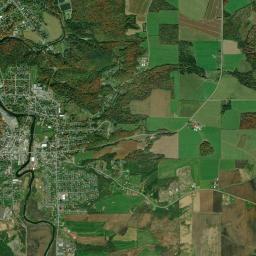 Coaticook High Resolution Satellite Map