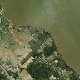 Aerial view of Blue Beach